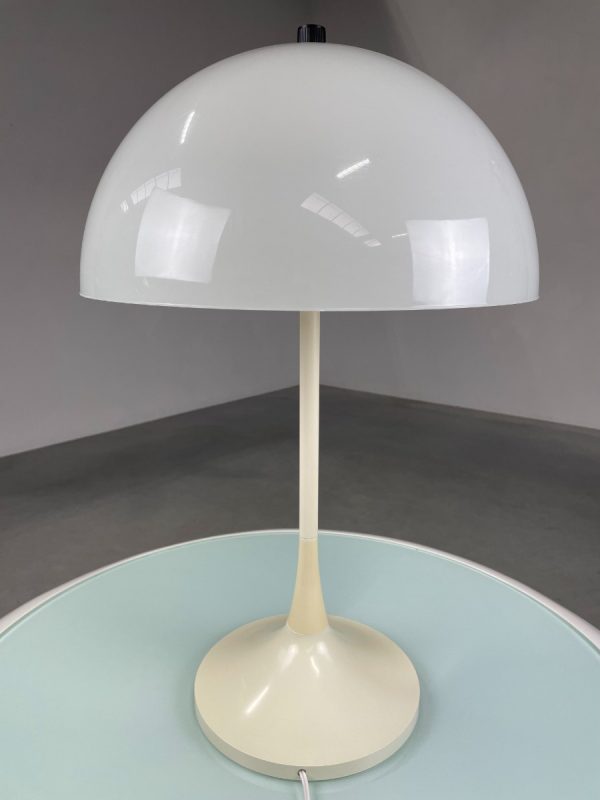 Vintage mushroom lamp by Hala Zeist - large desk light - 1970s Dutch design lighting echtvintage