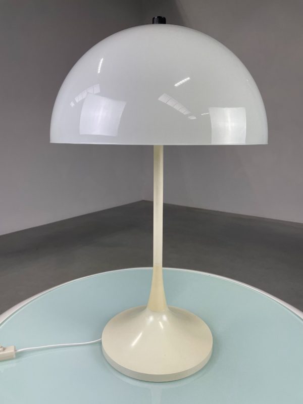 Vintage mushroom lamp by Hala Zeist - large desk light - 1970s Dutch design lighting echtvintage