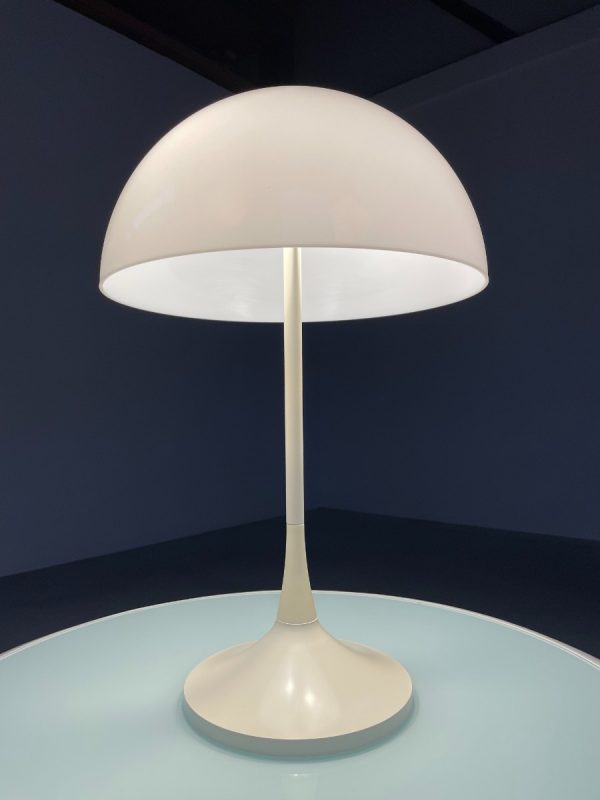 Vintage mushroom lamp by Hala Zeist - large desk light - 1970s Dutch design lighting echtvintage