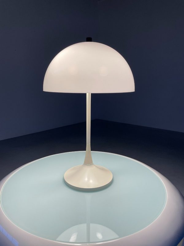 Vintage mushroom lamp by Hala Zeist - large desk light - 1970s Dutch design lighting echtvintage